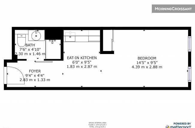 Appartement meublé et fonctionnel