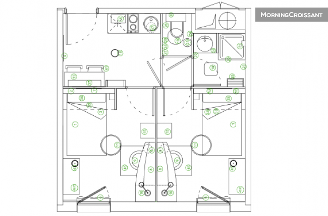 Appartement partagé en résidence