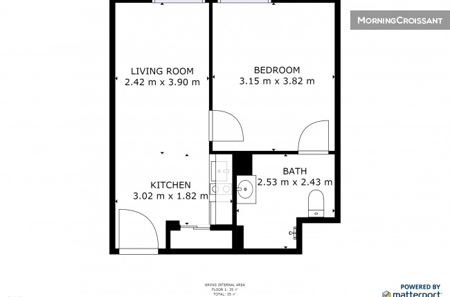 Appartement meublé en résidence