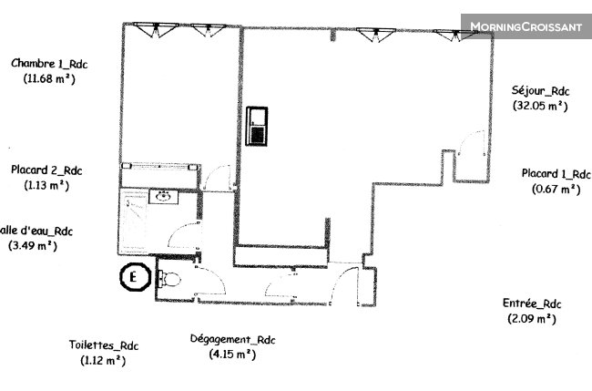 A 400 m de l'INSEAD - T2 de 57 m²