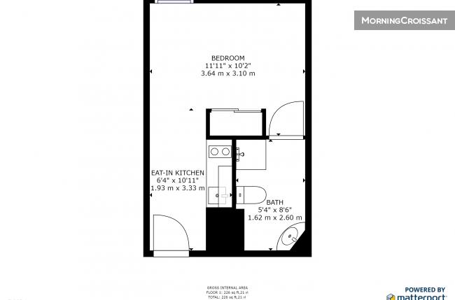 Studio meublé dans résidence